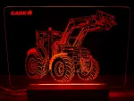 CASE IH MX 135 mit Frontlader LED Schild